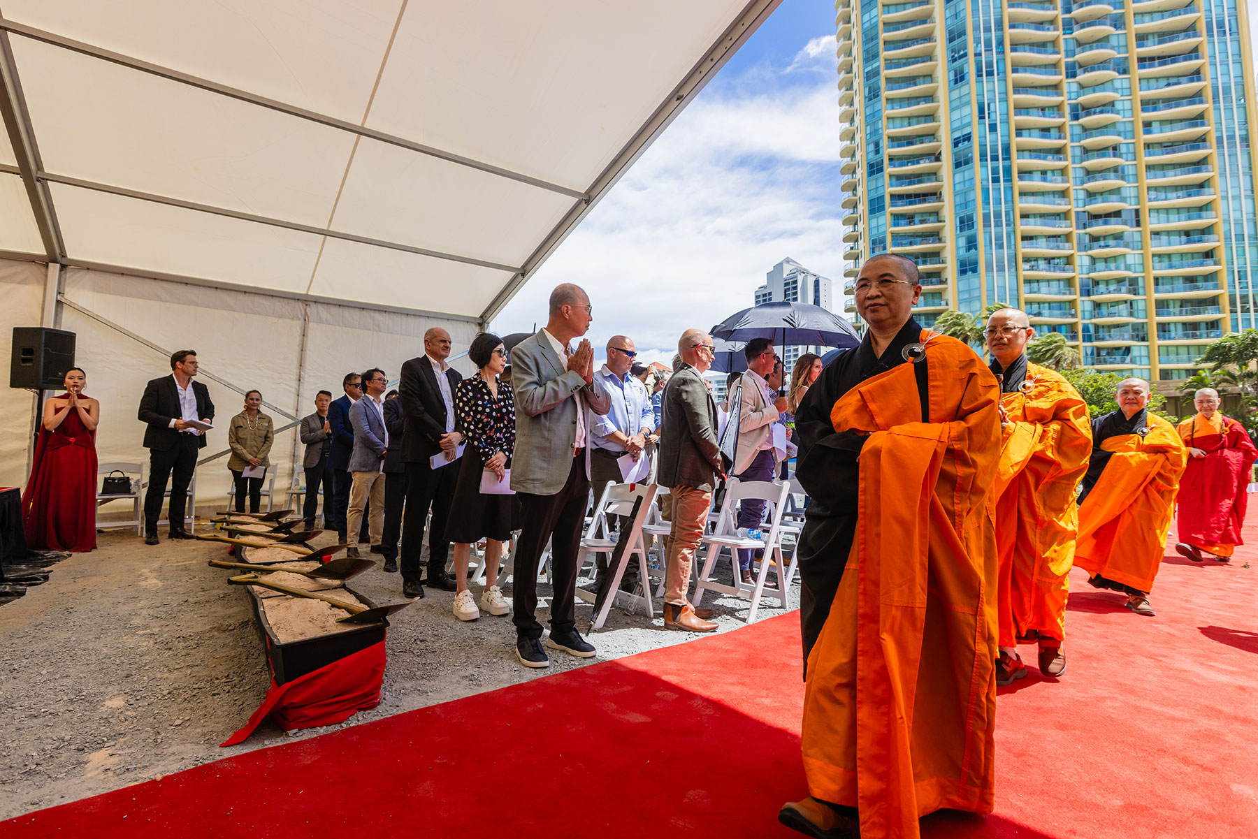 Paradiso Place Purification ceremony, conducted before construction commenced on the $1.5bn project